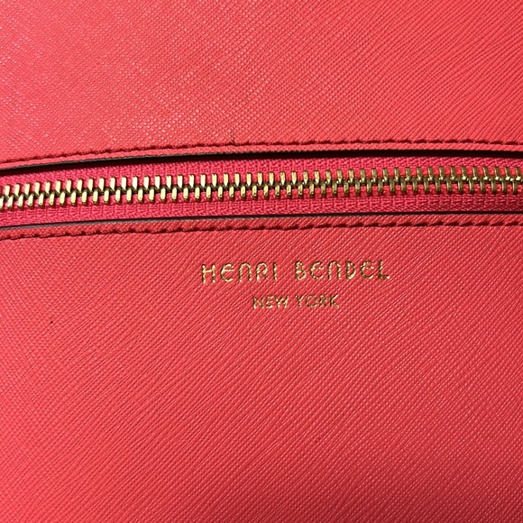 Henri bendel women backpack  with dust bag pink leather used - Picture 6 of 16